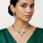 Emerald Lattice Jewelry Set - Image 2