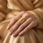 Geometric Relief Ring - Image 2