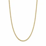 Gold Box Chain Necklace