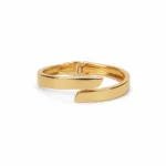 Gold Polished Cuff Bangle