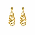 Gold Spiral Drops