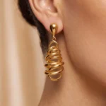 Gold Spiral Drops - Image 2