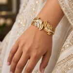 Golden Leaf Bangle - Image 2