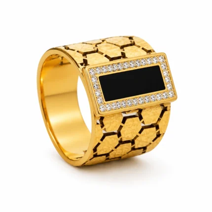 Onyx Signet Statement Ring