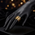 Ornate Stacked Band Ring - Image 4