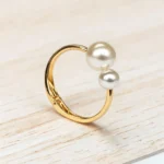 Pearl Cuff Bangle - Image 4