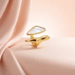 Pearl Teardrop Ring - Image 3