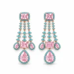Pink Tourmaline Turquoise Luxe