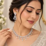 Platinum Diamond Marquise Pear Set - Image 2