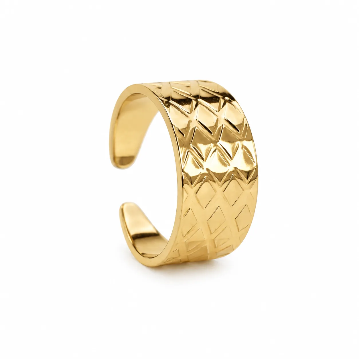 Quilted Diamond Ring Quilted Diamond Ring - Image 1