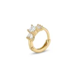 Radiant Baguette Three-Stone Ring