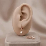 Rose Gold Diamond Cube Drops - Image 4