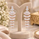 Rose Gold Diamond Fringe Cascade - Image 4