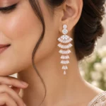 Rose Gold Diamond Fringe Cascade - Image 3