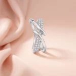 Crossover Diamond Ring - Image 3