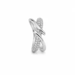 Crossover Diamond Ring