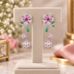 Ruby Diamond Emerald Bloom Drops - Image 4