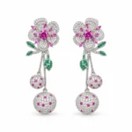 Ruby Diamond Emerald Bloom Drops