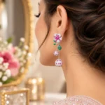 Ruby Diamond Emerald Bloom Drops - Image 3