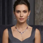 Ruby Lattice Jewelry Set - Image 3