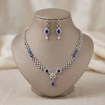 Sapphire Lattice Bridal Set - Image 4