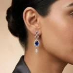 Sapphire Lattice Bridal Set - Image 3