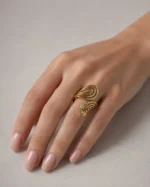 Scallop Shell Statement Cuff - Image 2