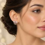 Snowflake Diamond Studs - Image 2