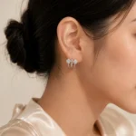 Snowflake Diamond Studs - Image 2