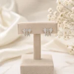 Snowflake Diamond Studs - Image 3