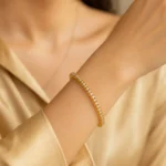 Textured Diamond Bangle Pair - Image 4