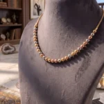 Tri-Tone Sphere Necklace - Image 4