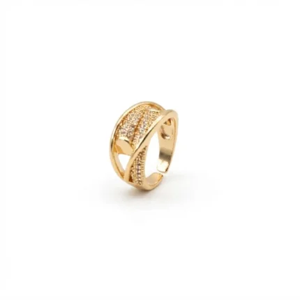 Twisted Diamond Ring