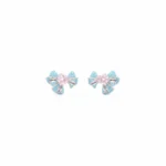 Turquoise Bow Stud Sparkle