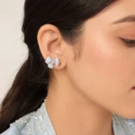 Turquoise Bow Stud Sparkle - Image 3