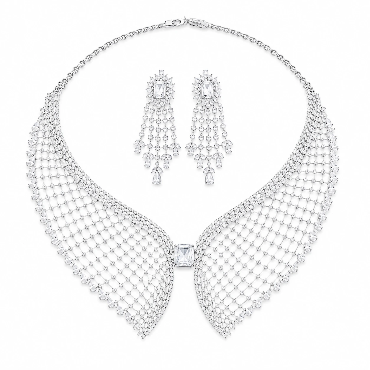 crystal bridal jewelry set Crystal Bridal Set - Image 1